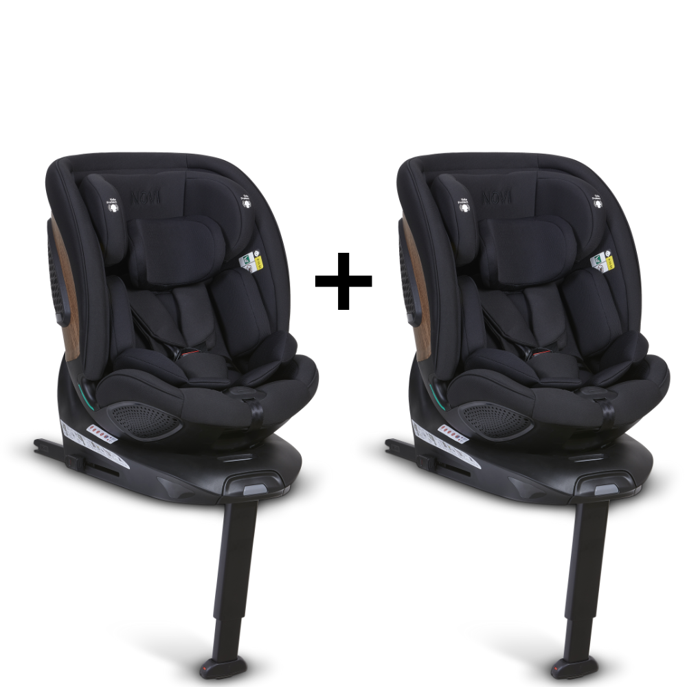 Set | 2x Autostoel Novi Daniel Premium Wood/All Black