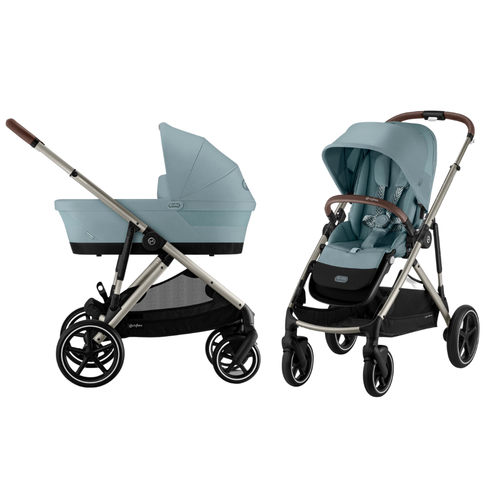 Kinderwagen Cybex Gazelle S Sky Blue/Mid Blue - Taupe Frame