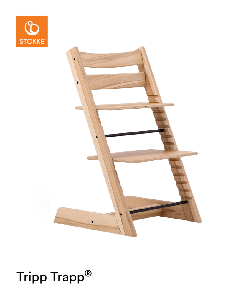 Kinderstoel Stokke® Tripp Trapp® Wild Wood met Babyset Vanilla White