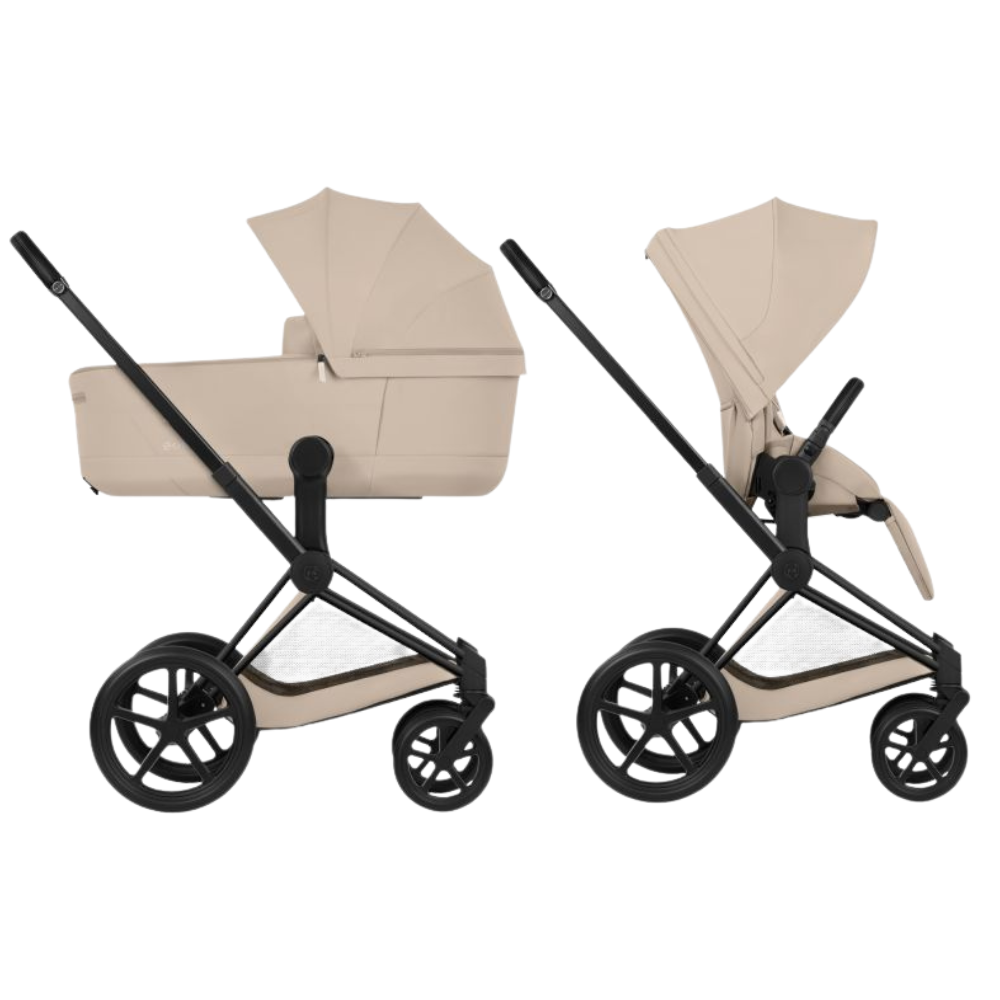 Kinderwagen Cybex Priam 5 Style Cozy Beige/Beige incl. Foldable Carrycot