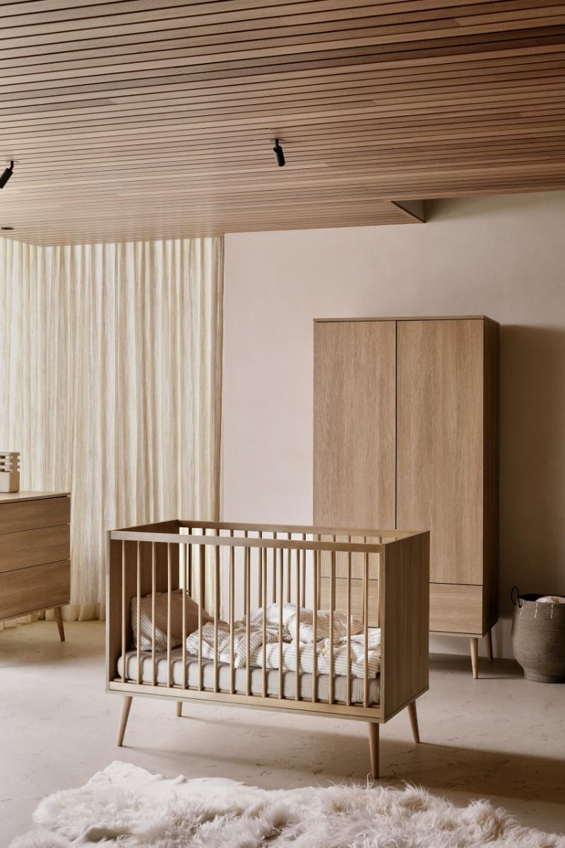 Babykamer Quax Flow Honey Ash 2-deurskast