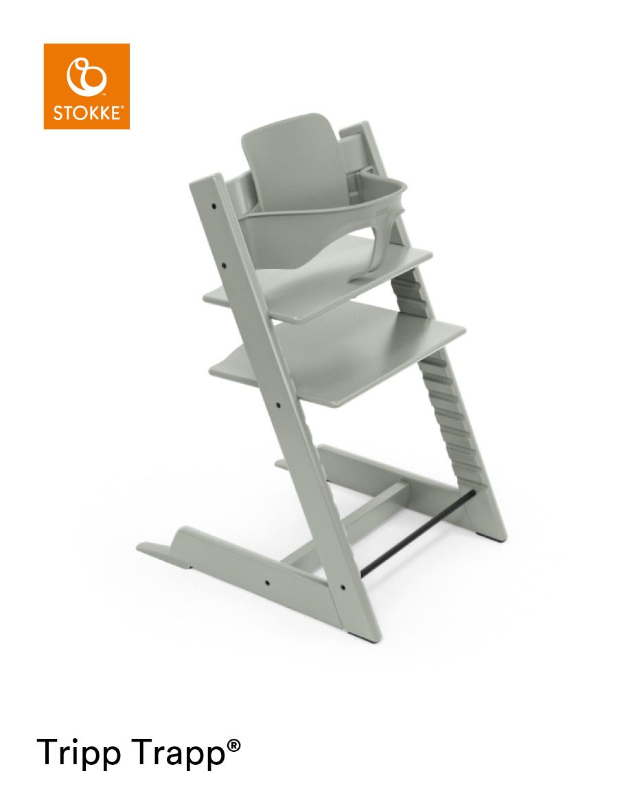 Kinderstoel Stokke® Tripp Trapp® Glacier Green + Babyset
