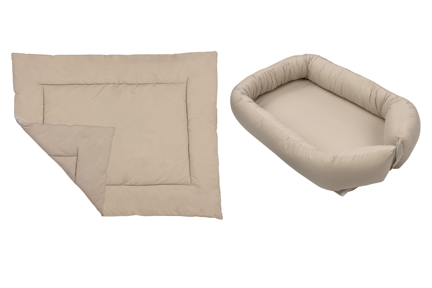 Set | Boxkleed & Babynest Funnababy Uni Sand