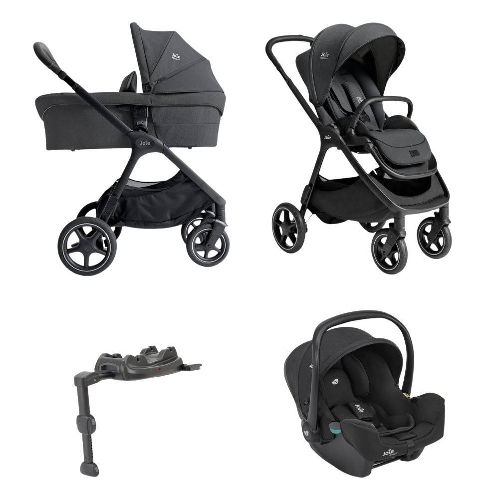 Kinderwagen Joie Signature Finiti Ebony met Autostoel I-Snug I-Size Raven & Base