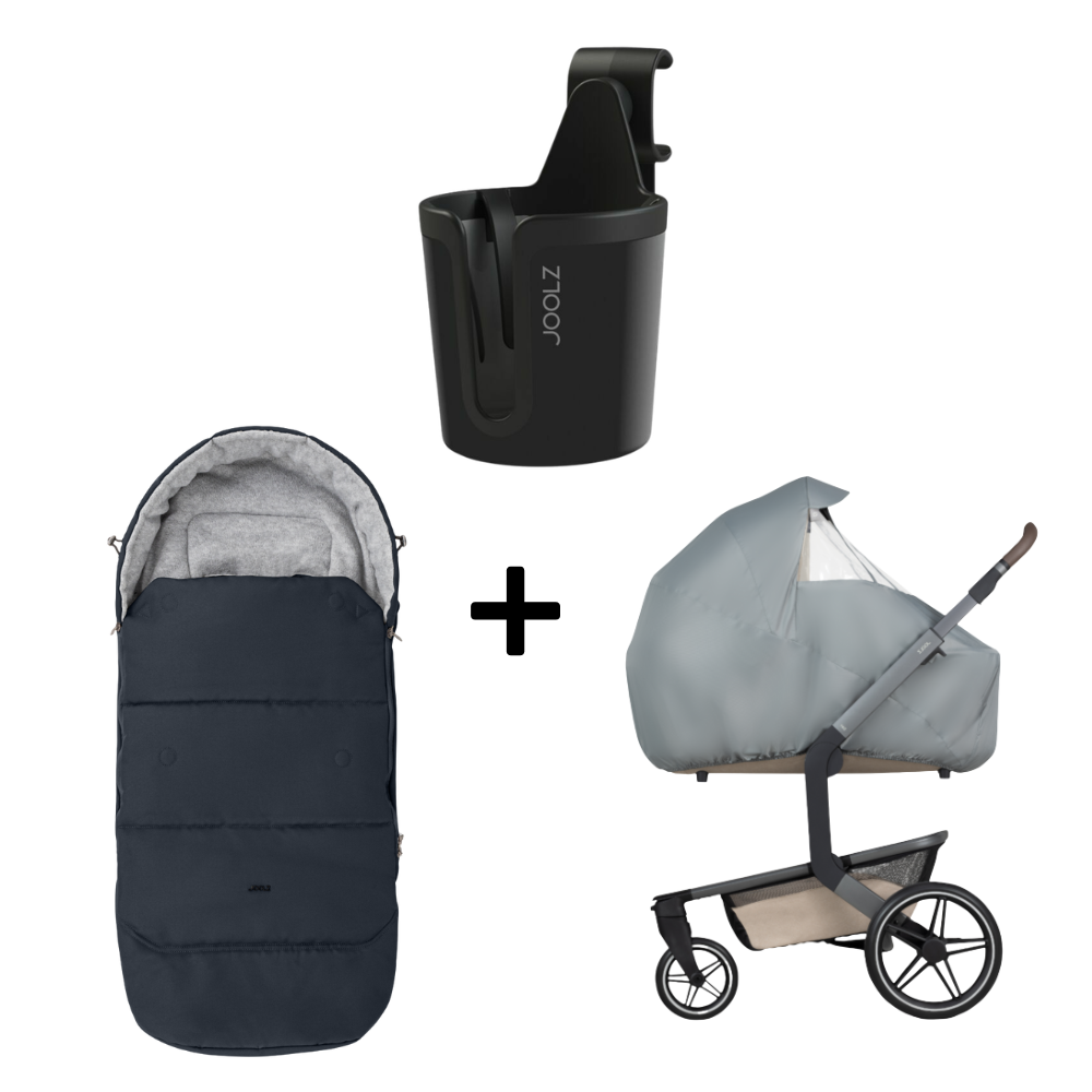 Accessoirepakket Joolz Navy Blue| Voetenzak + Regenhoes + Cupholder
