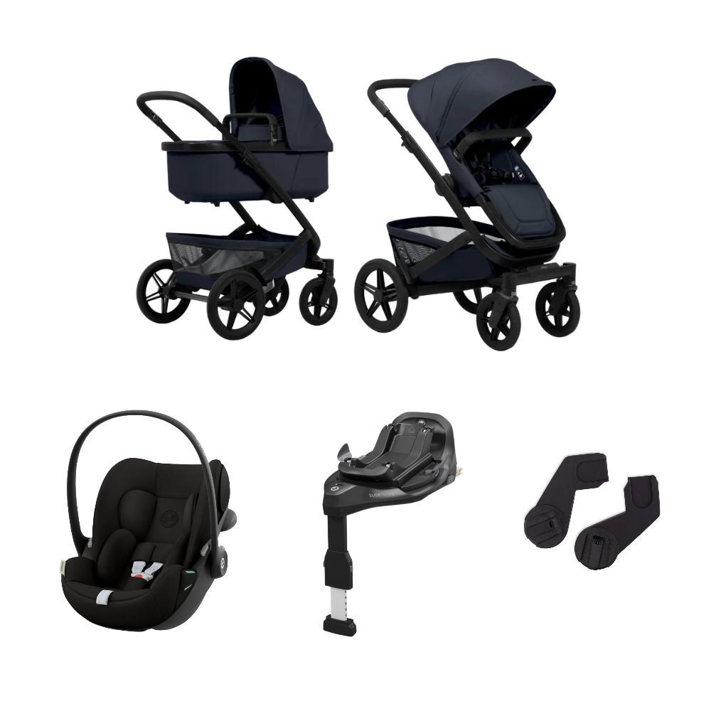 Joolz Kinderwagen Geo5 + Cybex Autostoel + Base Dark Navy Blue