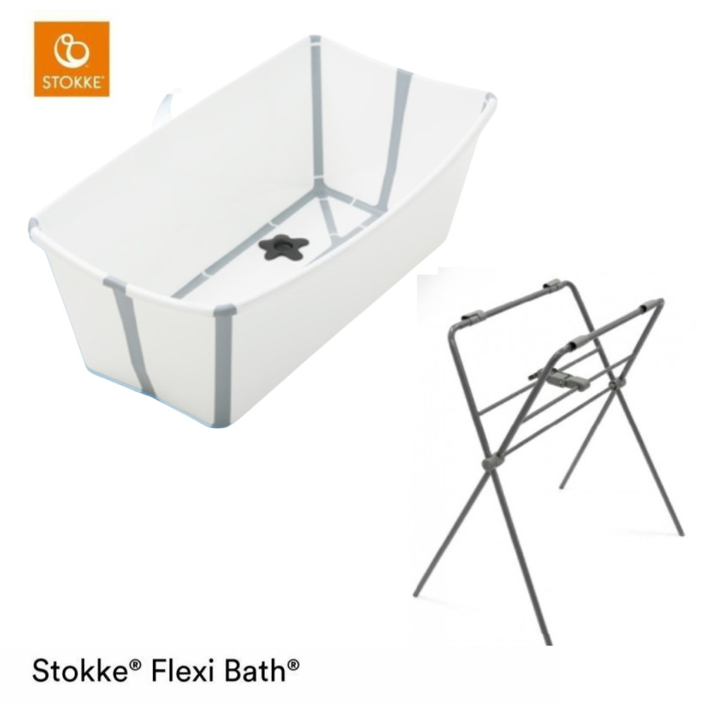 Set | Stokke® Flexi Bath® White met Badstandaard