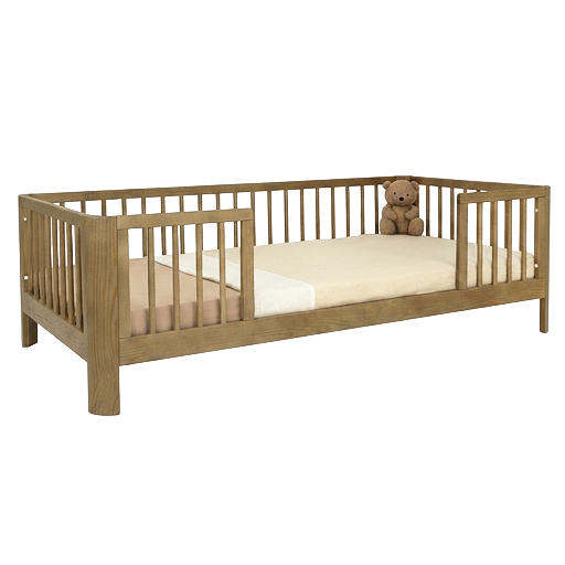 Peuterbed Novi Louise 80x160 Amber Oak (Ronde Hoek)