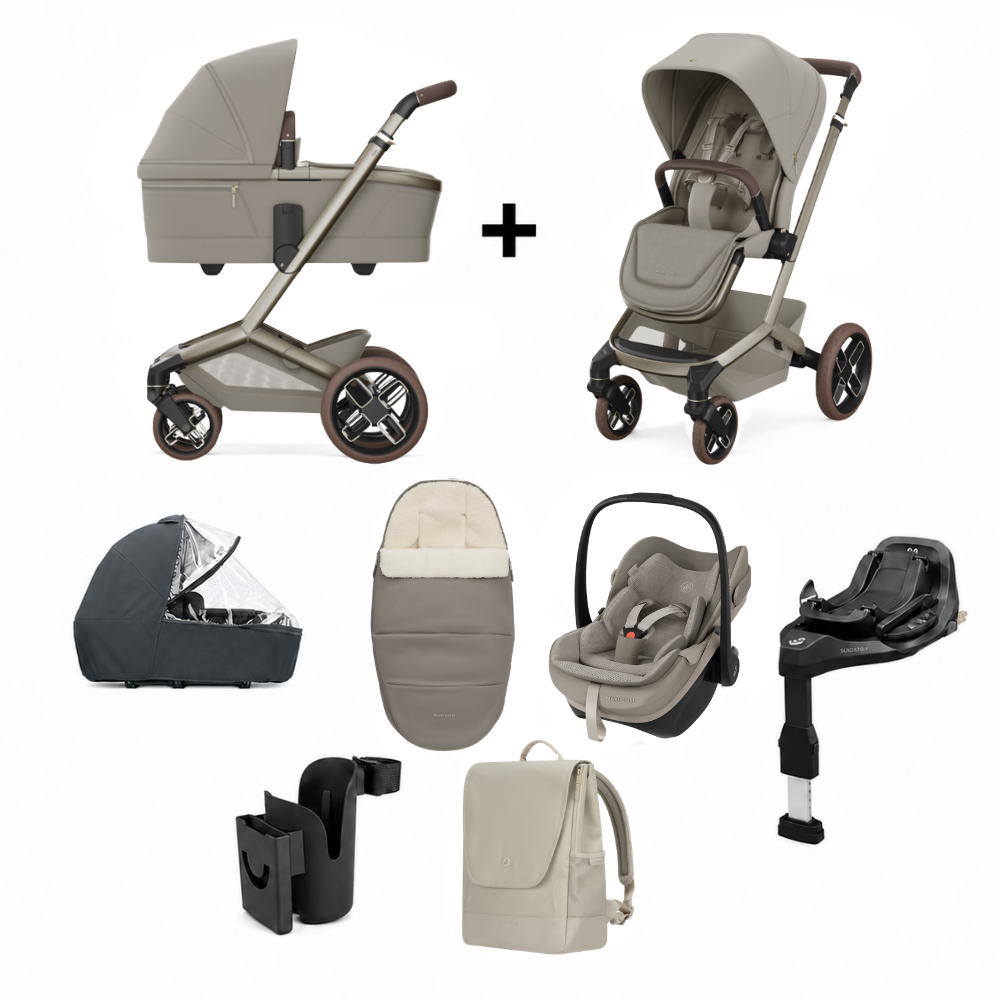 Kinderwagen Maxi-Cosi Fame V2 All-In-One Sapphire Sand + GRATIS Familyfix Slide Pro