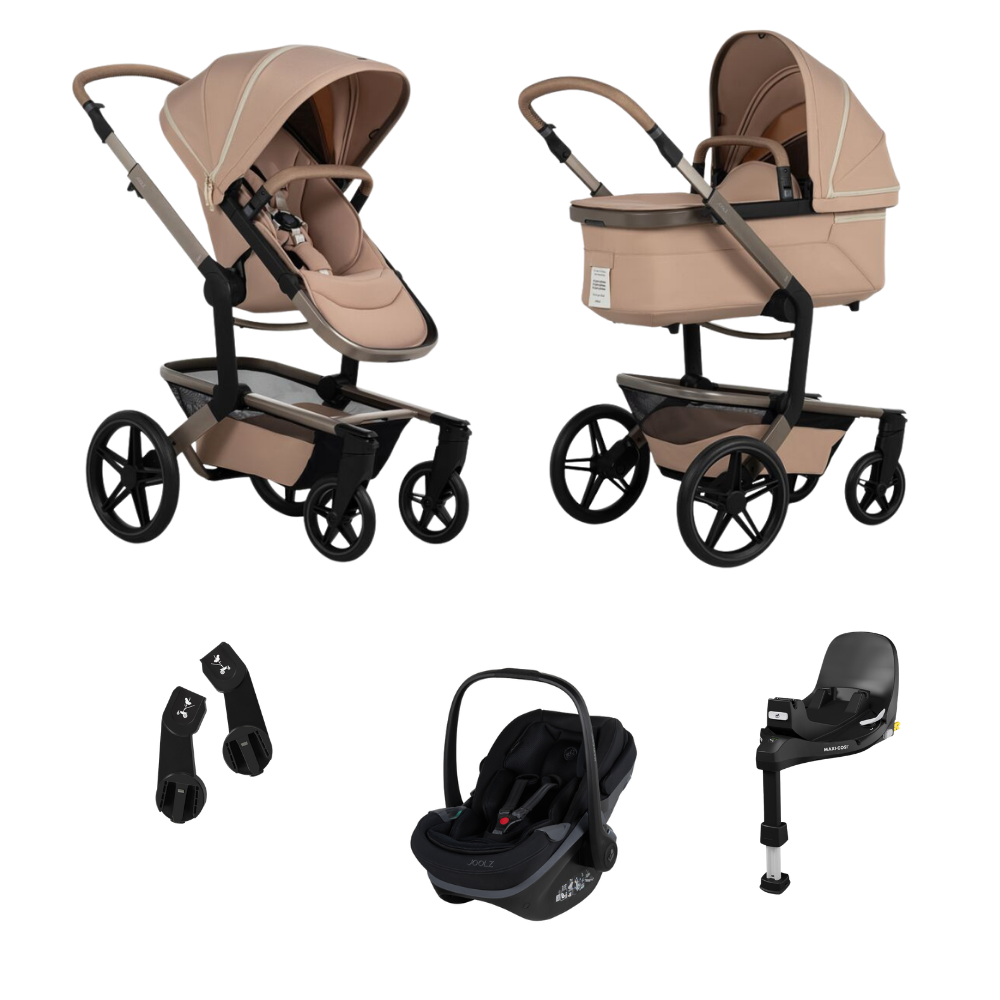 Kinderwagen Joolz Day5 Peach Pink + Joolz x Maxi-Cosi + Base + Accessoires