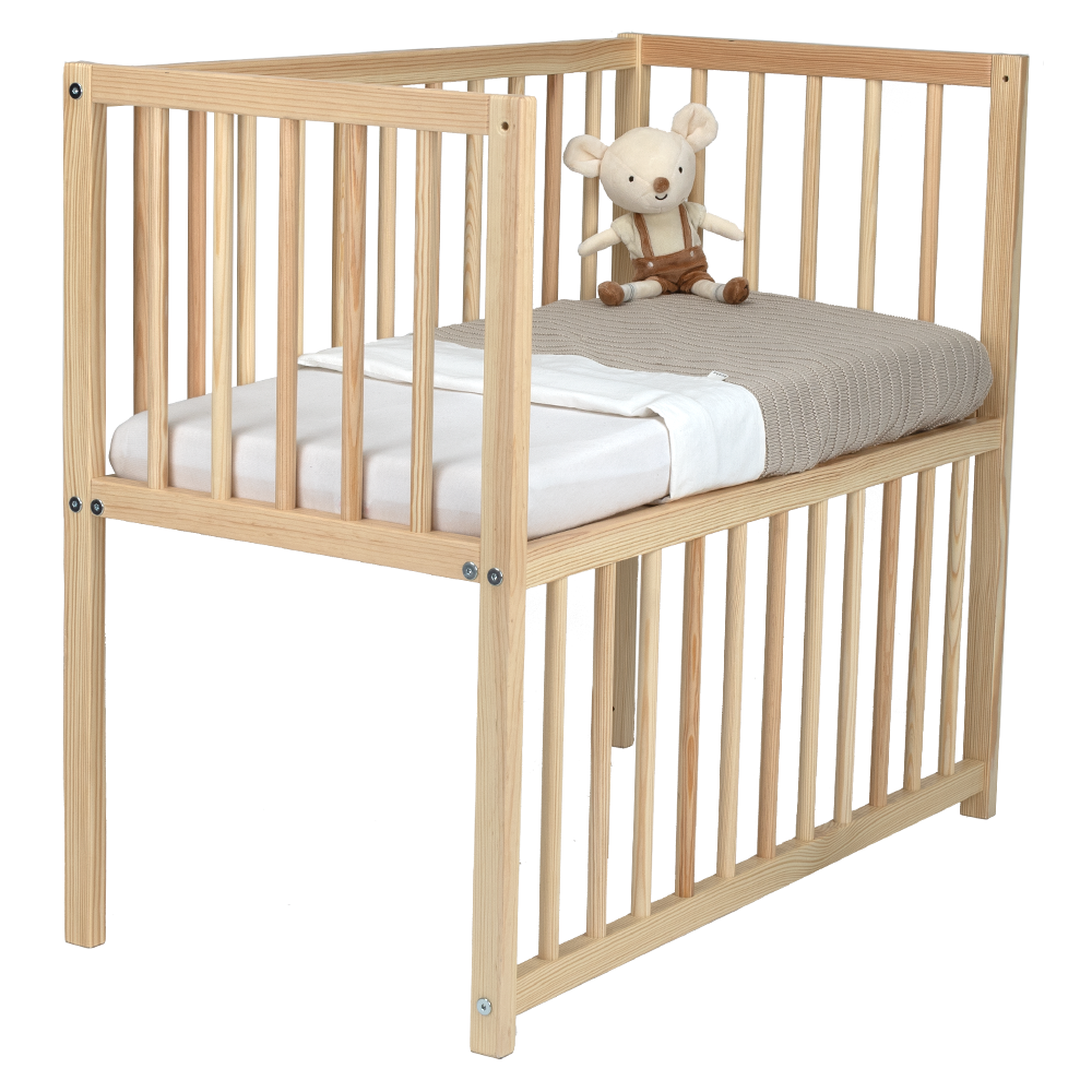 Co-Sleeper Colorfull Home Dewi Linea Classic Open Beuken
