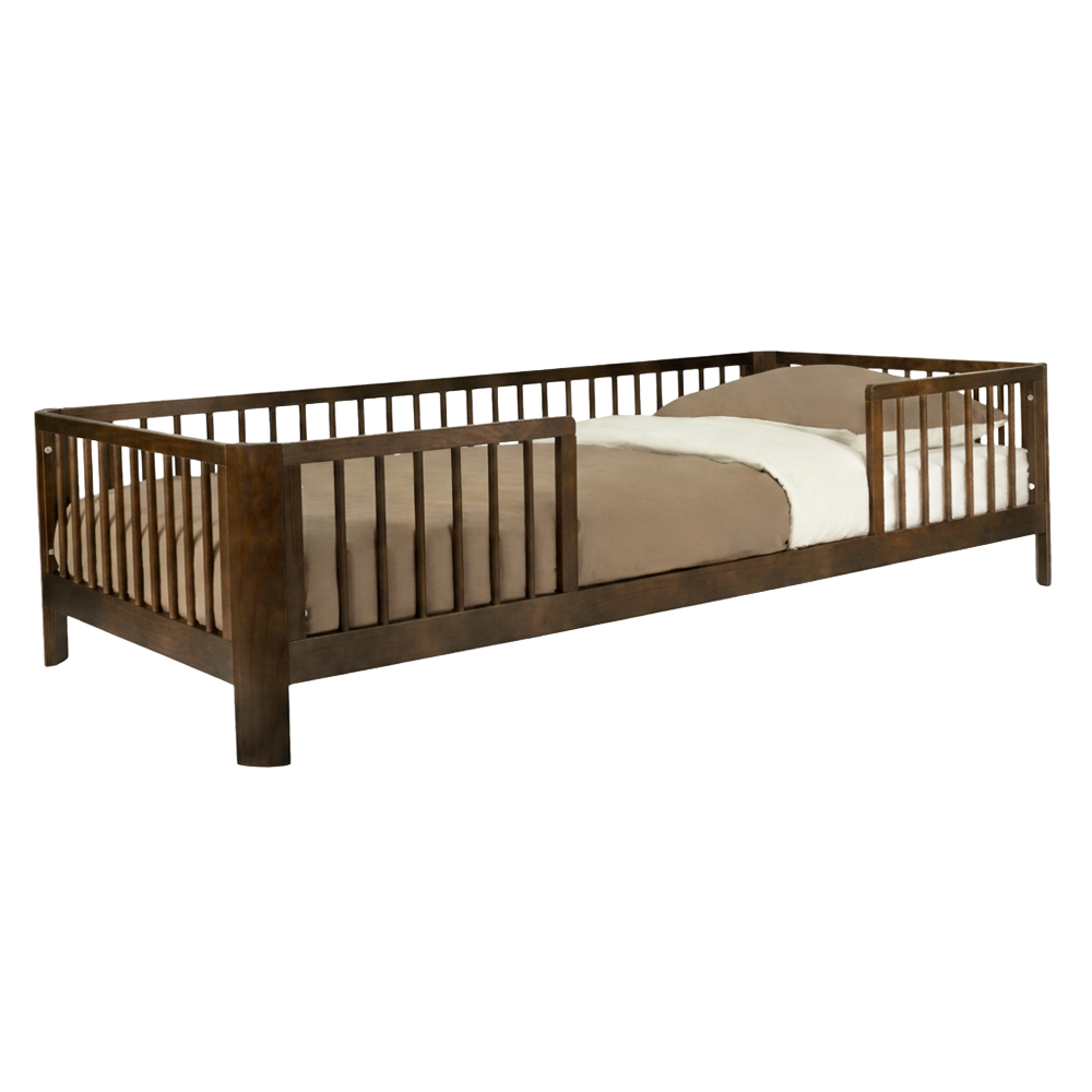 Kinderbed Novi Charlotte V3 90x200 Cacao (Ronde Hoek)