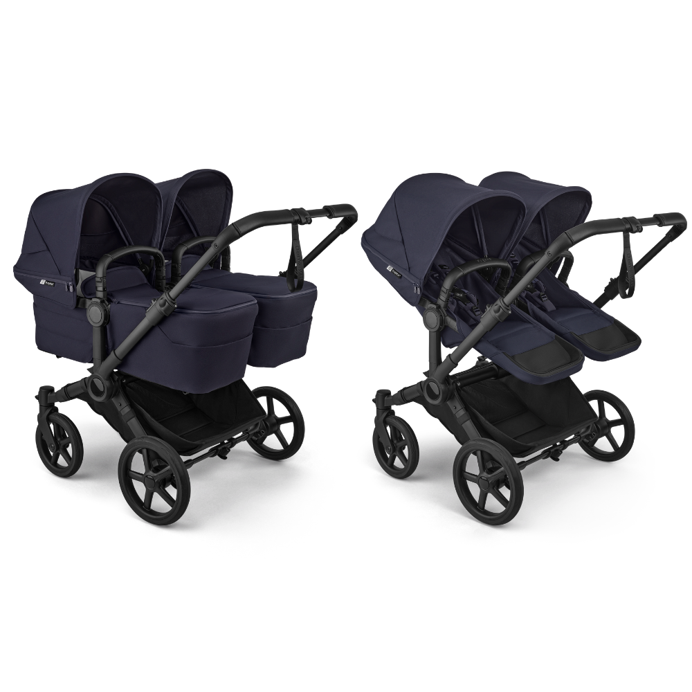 Kinderwagen Bugaboo Donkey6 Twin Complete - Black/Deep Indigo