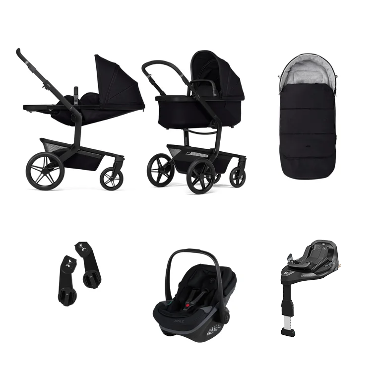 Kinderwagen Joolz Day5 Space Black + Autostoel Joolz x Maxi-Cosi + Base & Accessoires