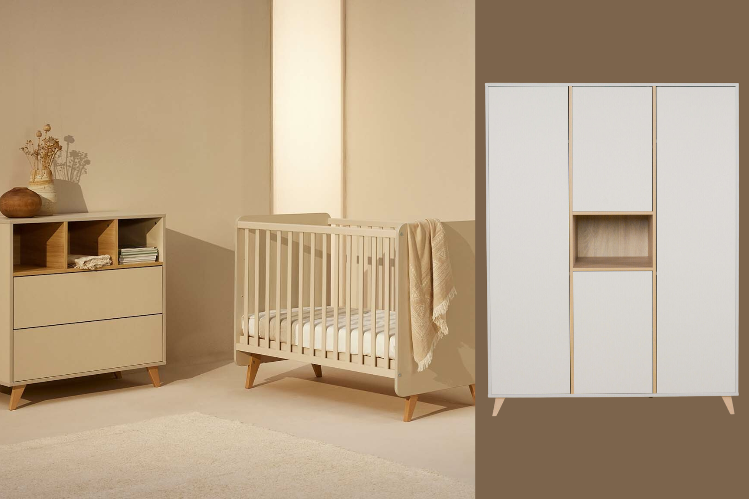 Meegroeikamer Quax Loft Clay XL 3-deurs
