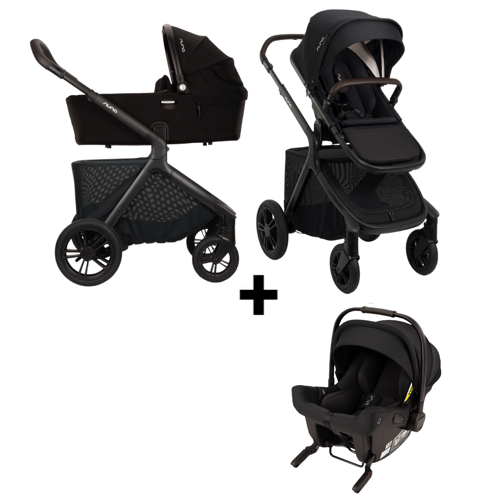 Kinderwagen Nuna DEMI Icon Caviar + Autostoel Nuna Pipa Urbn Caviar