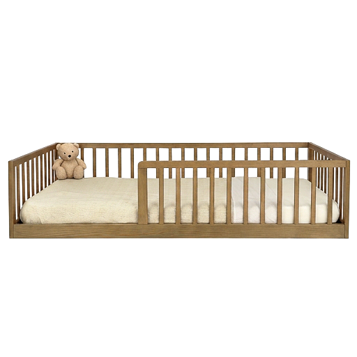 Peuterbed Colorfull Home Vloerbed 80x160 Amber Oak