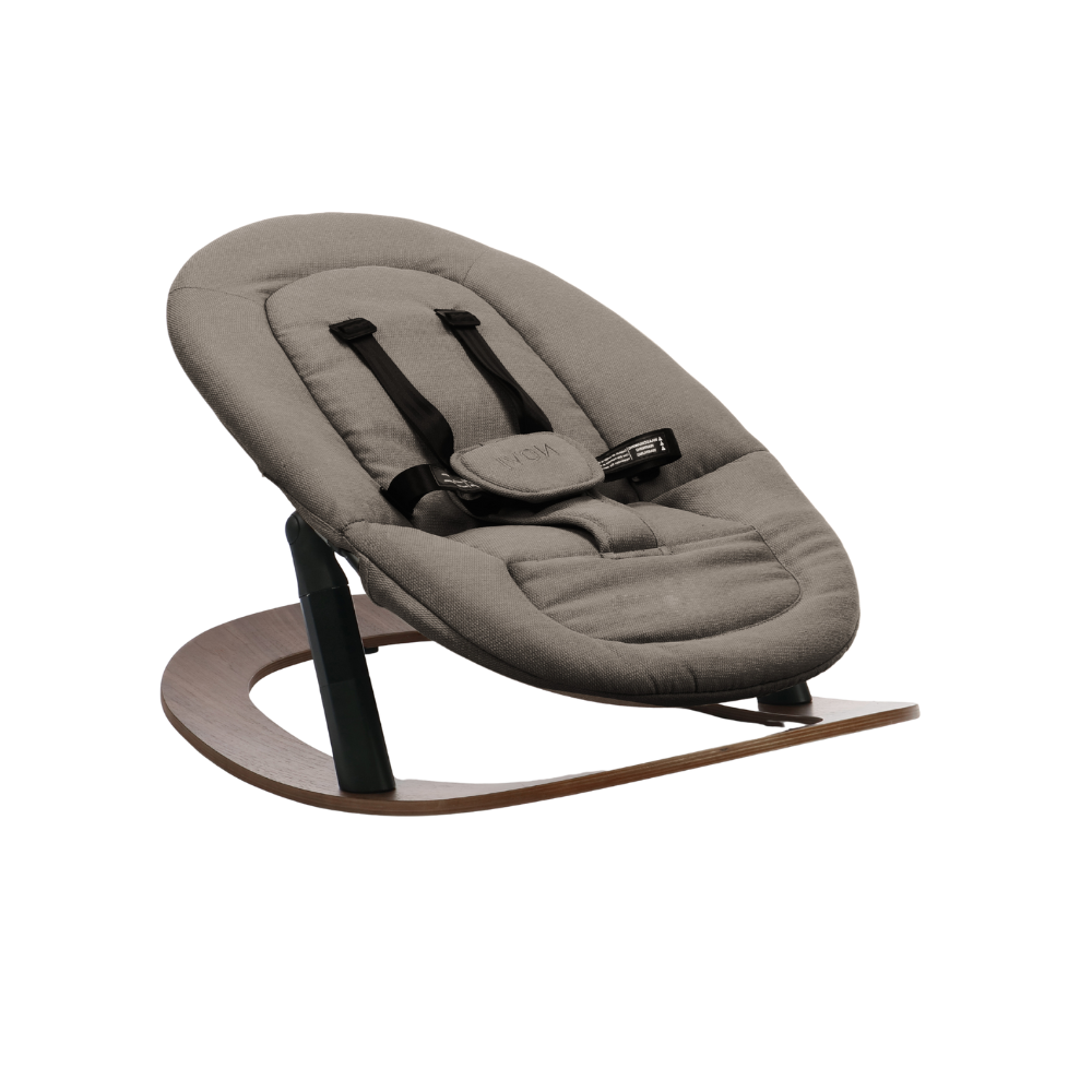 Newbornset Novi Curve Premium Solid Hazel Met Schommelonderstel