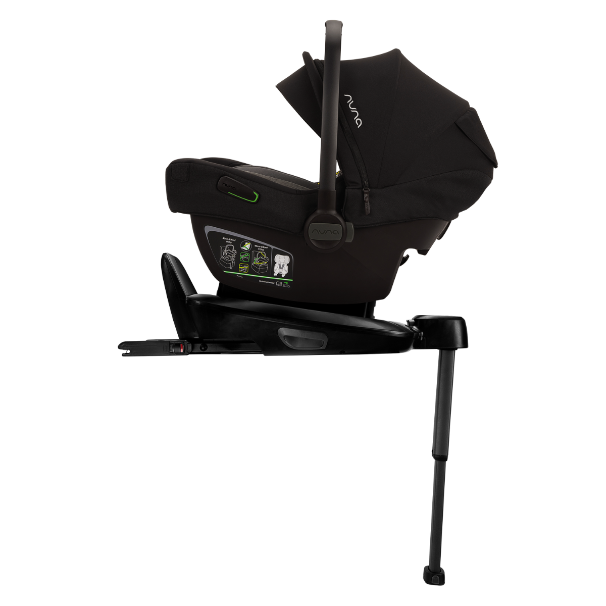 Autostoel Nuna PIPA Next Compatible Caviar met Isofixbase Nuna 360°