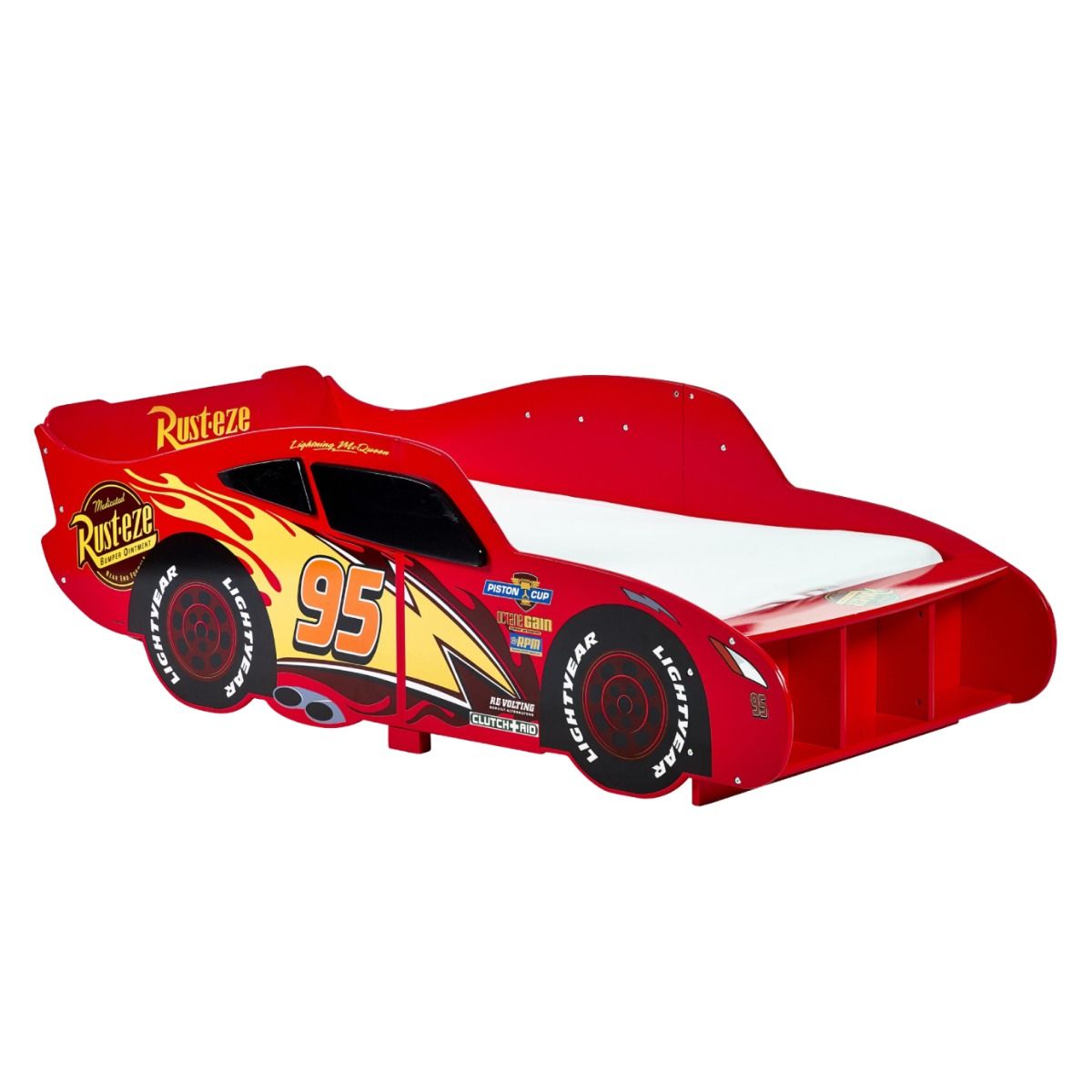 Peuterbed Disney 70x140 Cars Lightning McQueen Car