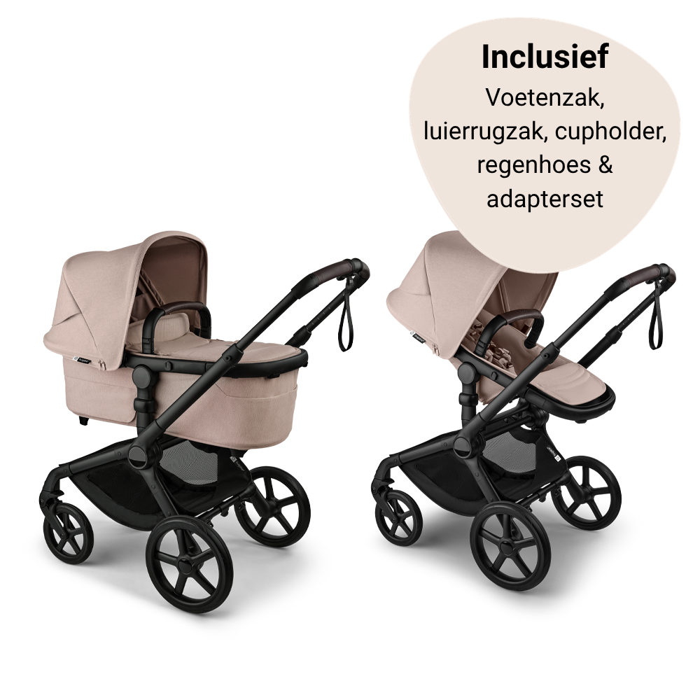 Kinderwagen Bugaboo Fox5 Renew Essential Black/Desert Taupe
