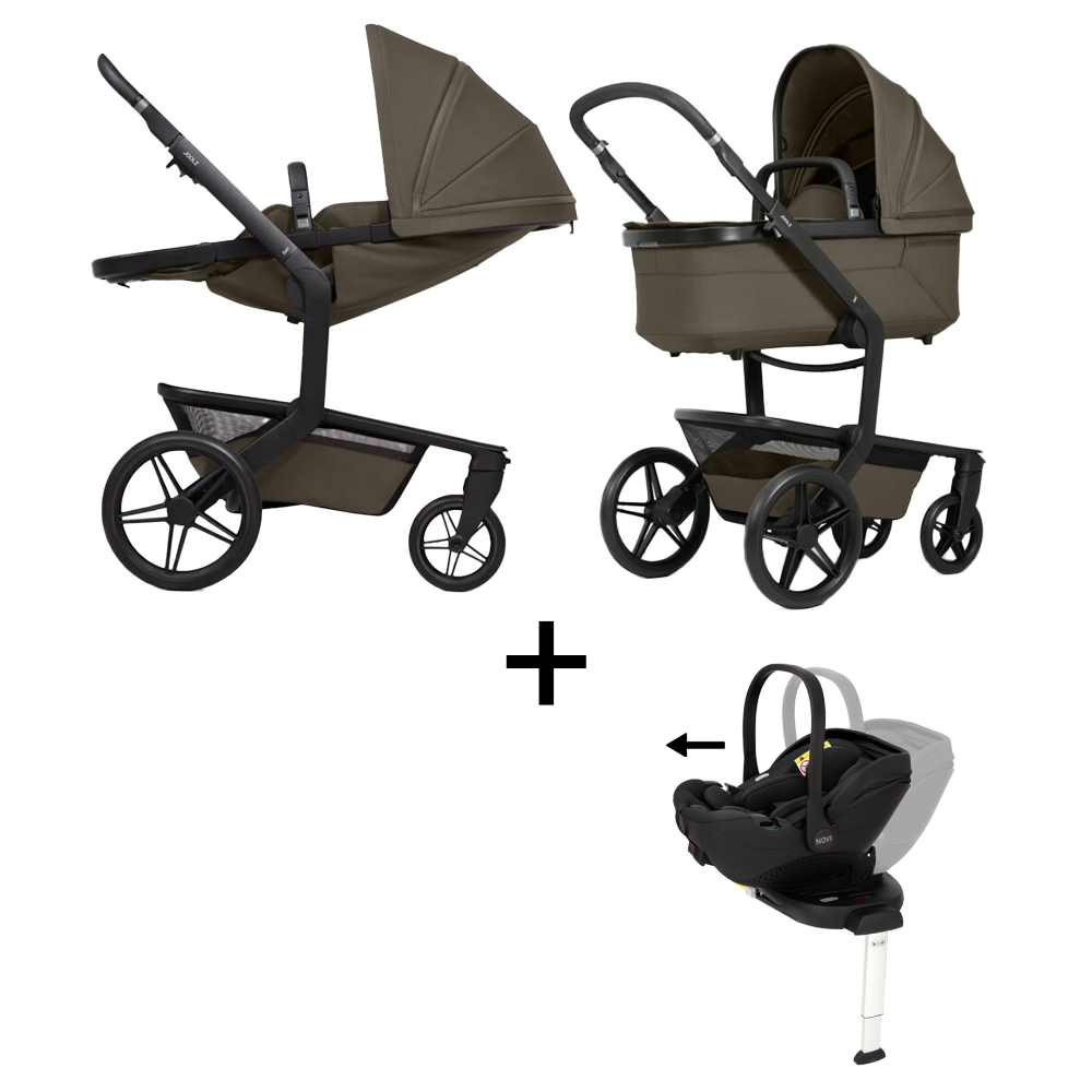 Kinderwagen Joolz Day5 Hazel Brown Special Edition + Autostoel Joy Pro Glide 360°