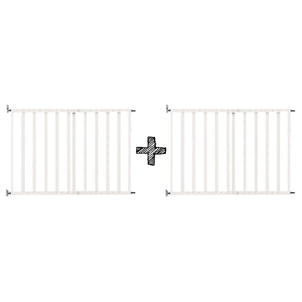 SET | 2x Traphek Noma Hout Wit