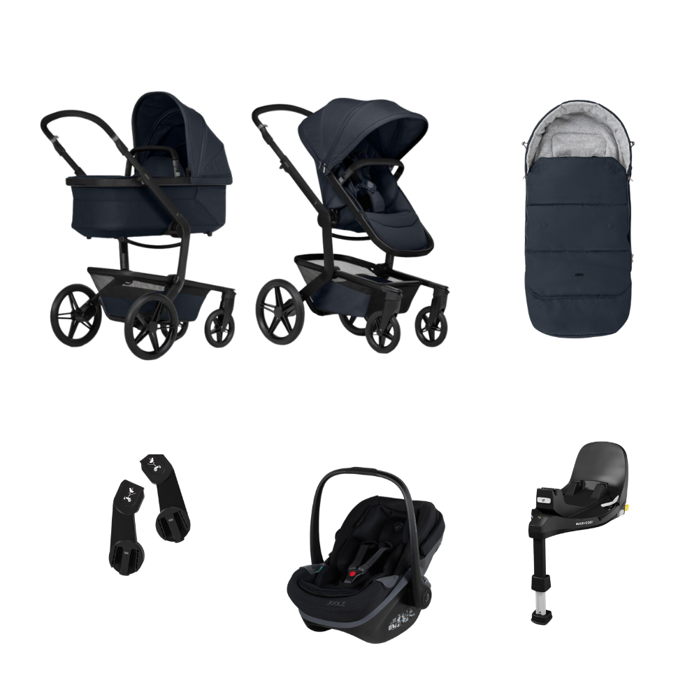 Kinderwagen Joolz Day5 Dark Navy Blue + Joolz x Maxi-Cosi + Base + Accessoires