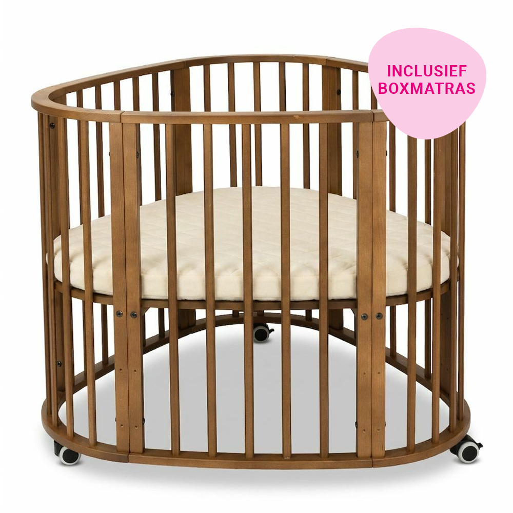 Set | Box Novi Triangle Mae Walnut incl. Boxmatras