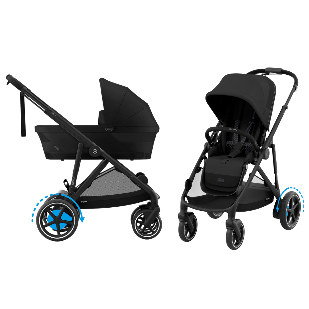 Kinderwagen Cybex e-Gazelle S Moon Black/Black