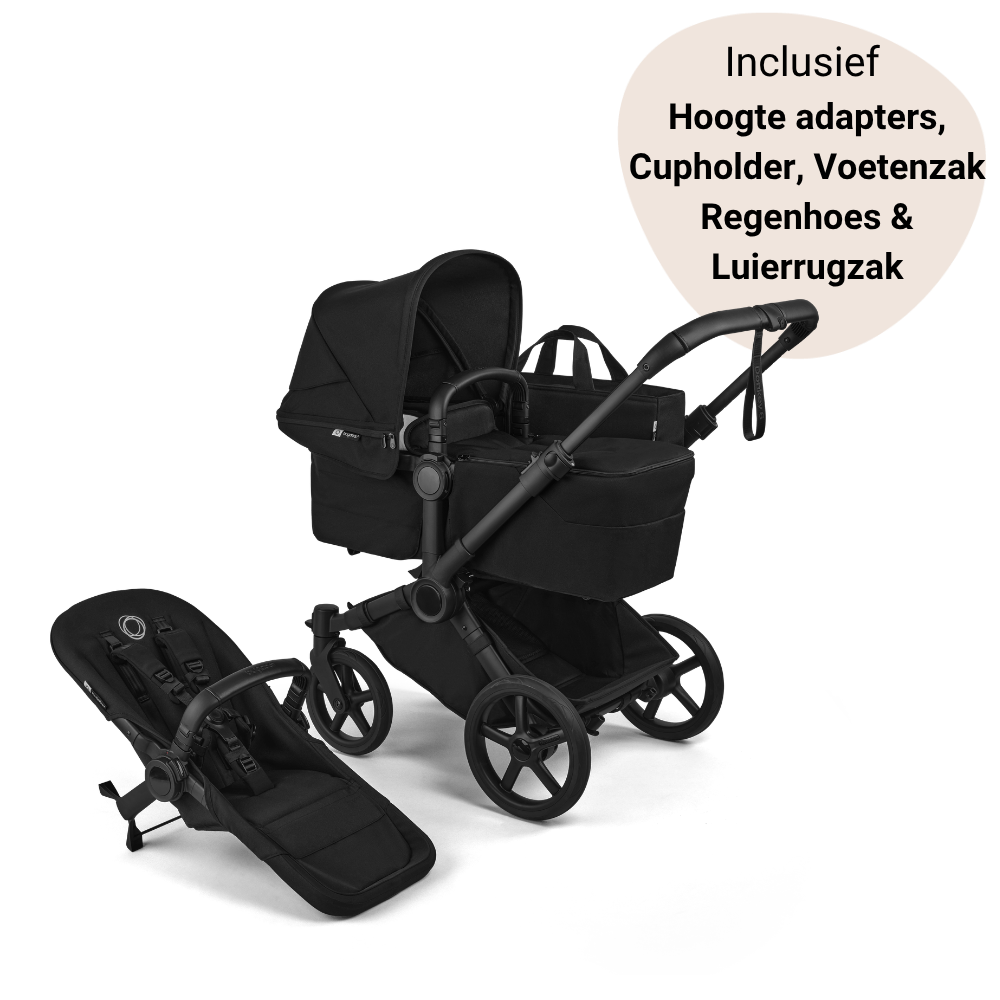 Kinderwagen Bugaboo Donkey6 Single Essential Stroller - Black/Heritage Black