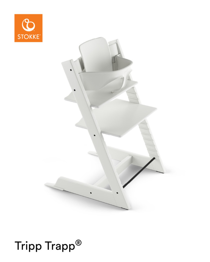 Kinderstoel Stokke® Tripp Trapp® White + Babyset
