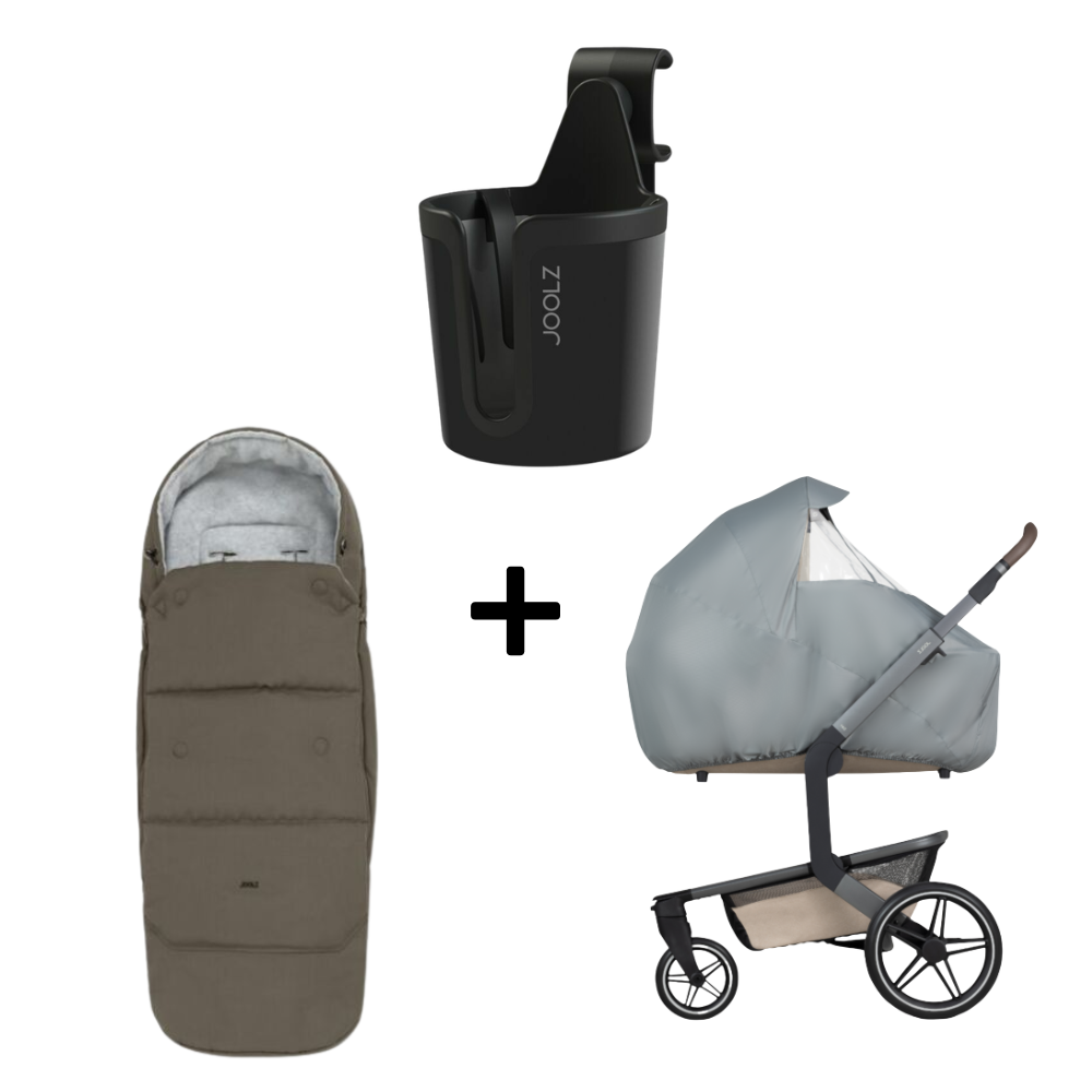 Accessoirepakket Joolz Hazel Brown Special Edition| Voetenzak + Regenhoes + Cupholder