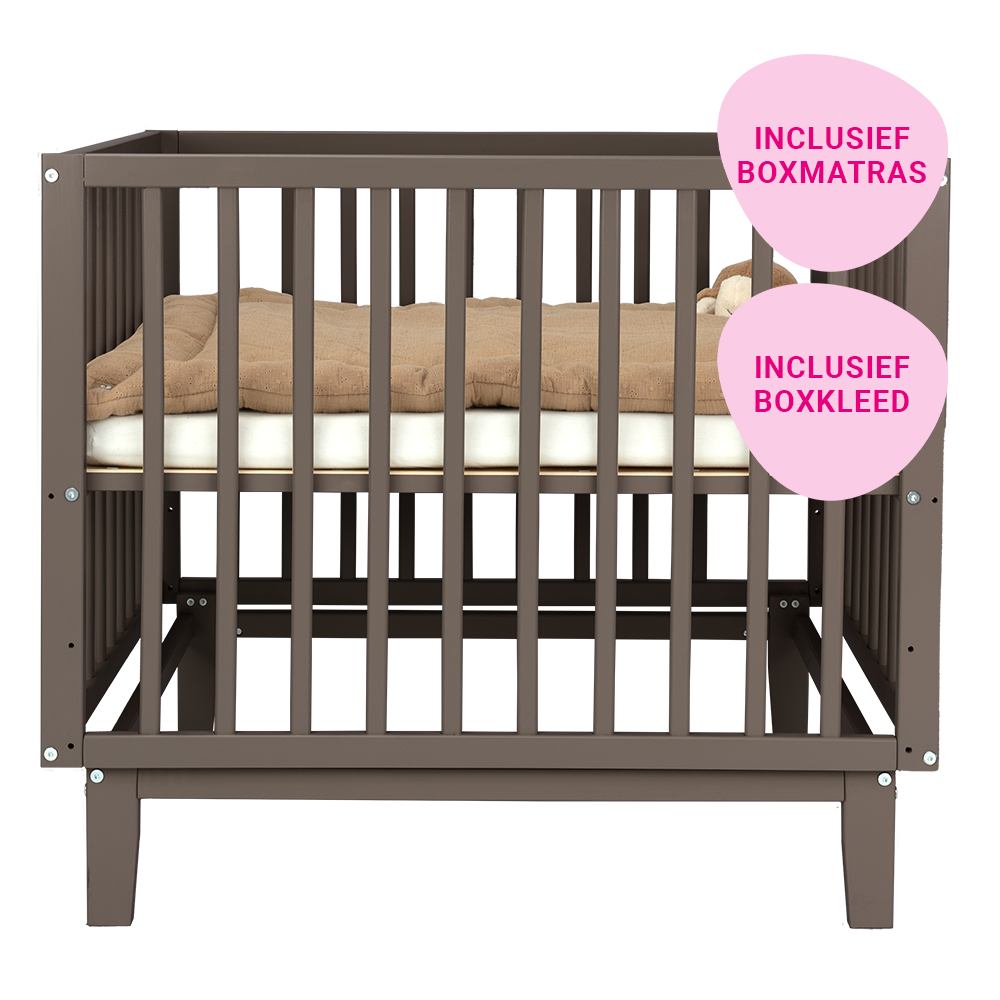 Set | Box Novi Olivia Bonbon Incl. Boxmatras en Boxkleed
