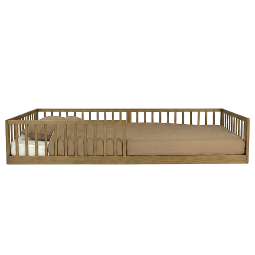 Kinderbed Colorfull Home Vloerbed 90x200 Amber Oak