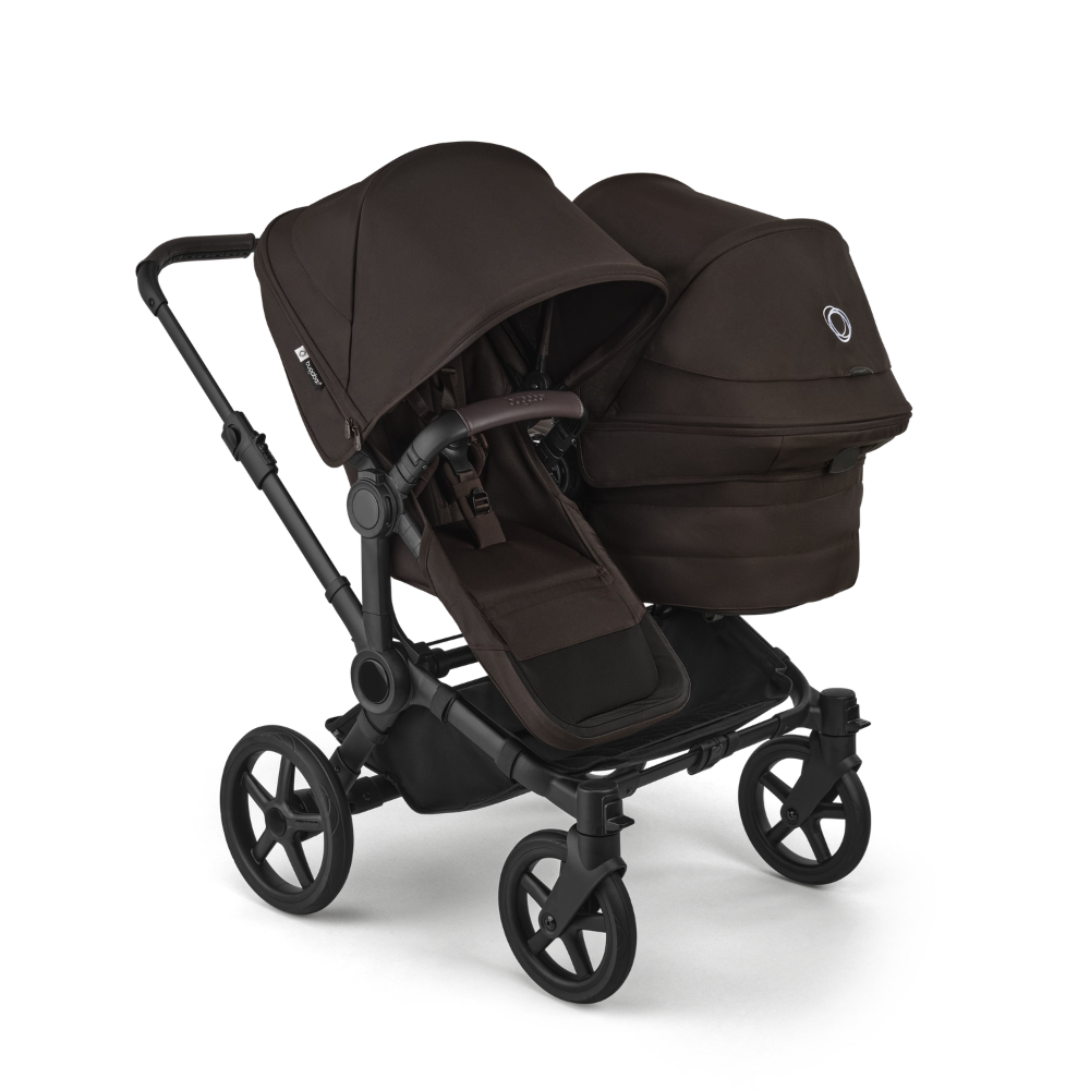 Kinderwagen Bugaboo Donkey6 Double - Black/Cacao Brown