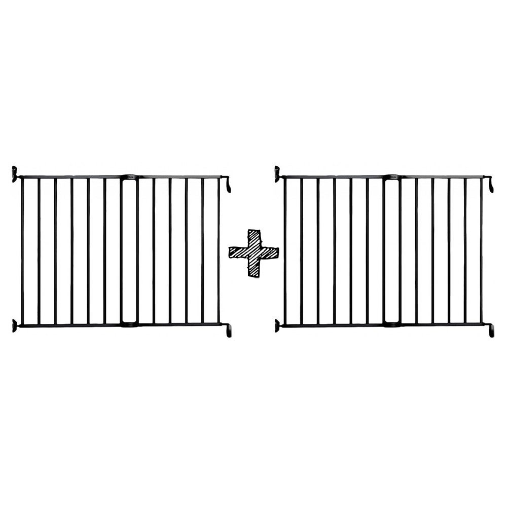 SET | 2x Traphek Noma Metaal Zwart