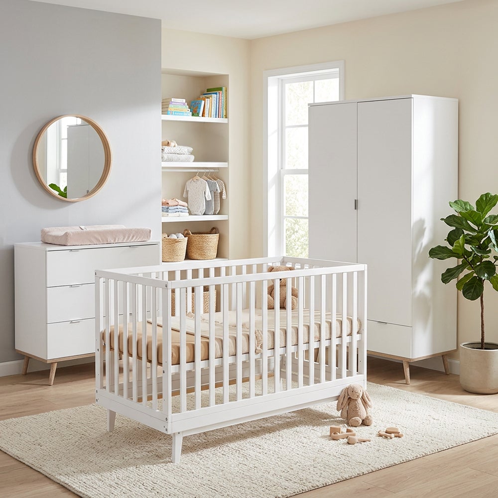 Babykamer Finori Göteborg + Meegroei Ledikant Lois V2 White