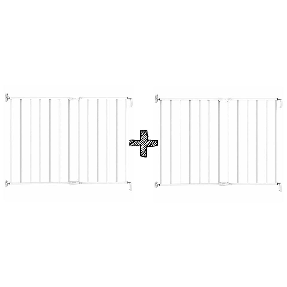 SET | 2x Traphek Noma Metaal Wit
