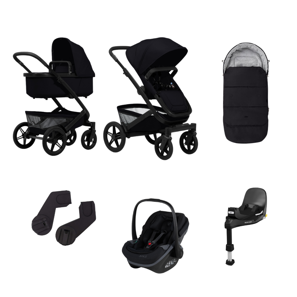 Kinderwagen Joolz Geo5 Space Black + Joolz x Maxi-Cosi + Base + Accessoires