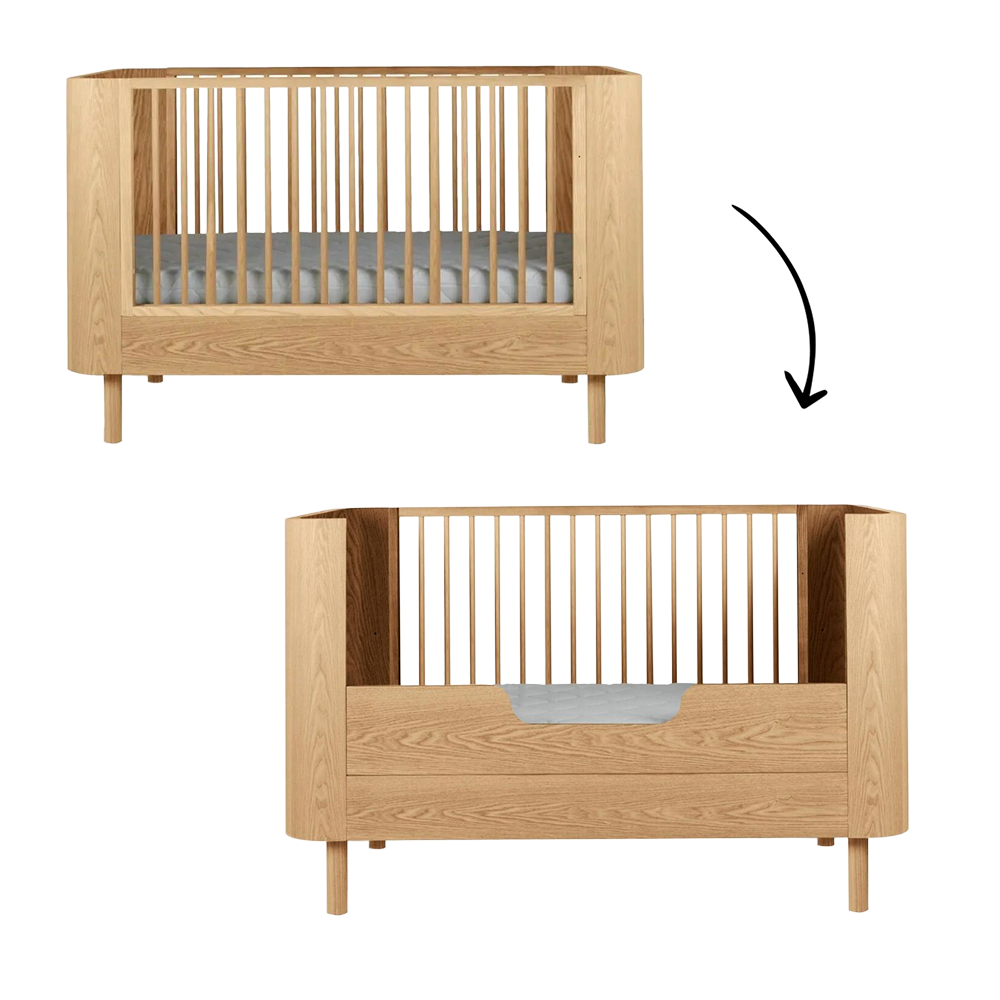Meegroei Ledikant Quax Yume 70x140 Natural Ash
