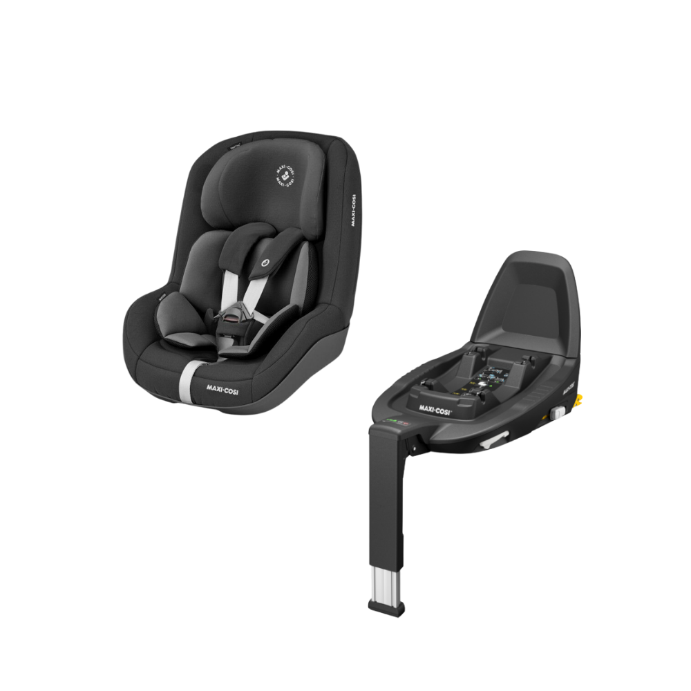 Autostoel Maxi-Cosi Pearl Pro2 Authentic Black met Isofixbase Familyfix3