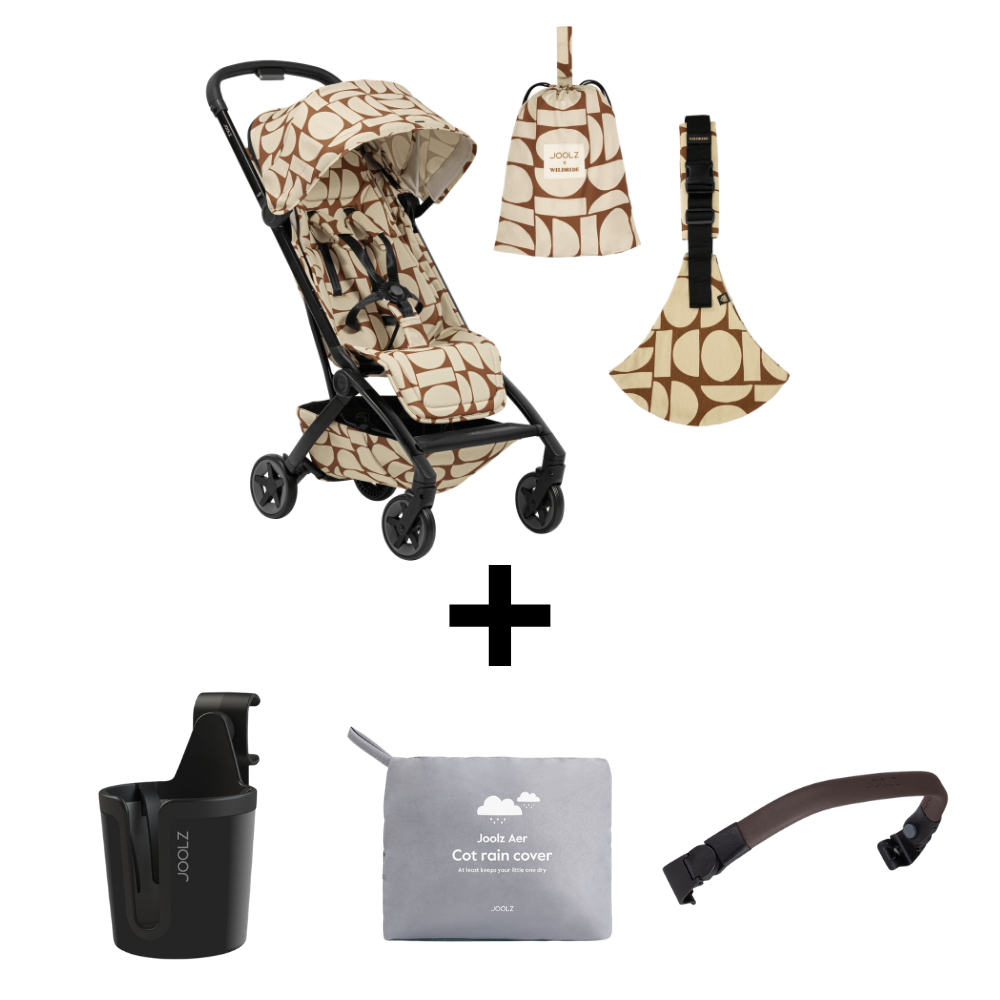 Buggy Joolz Aer2 x Wildride Carrier + Picnic Blanket Boho incl. Accessoires
