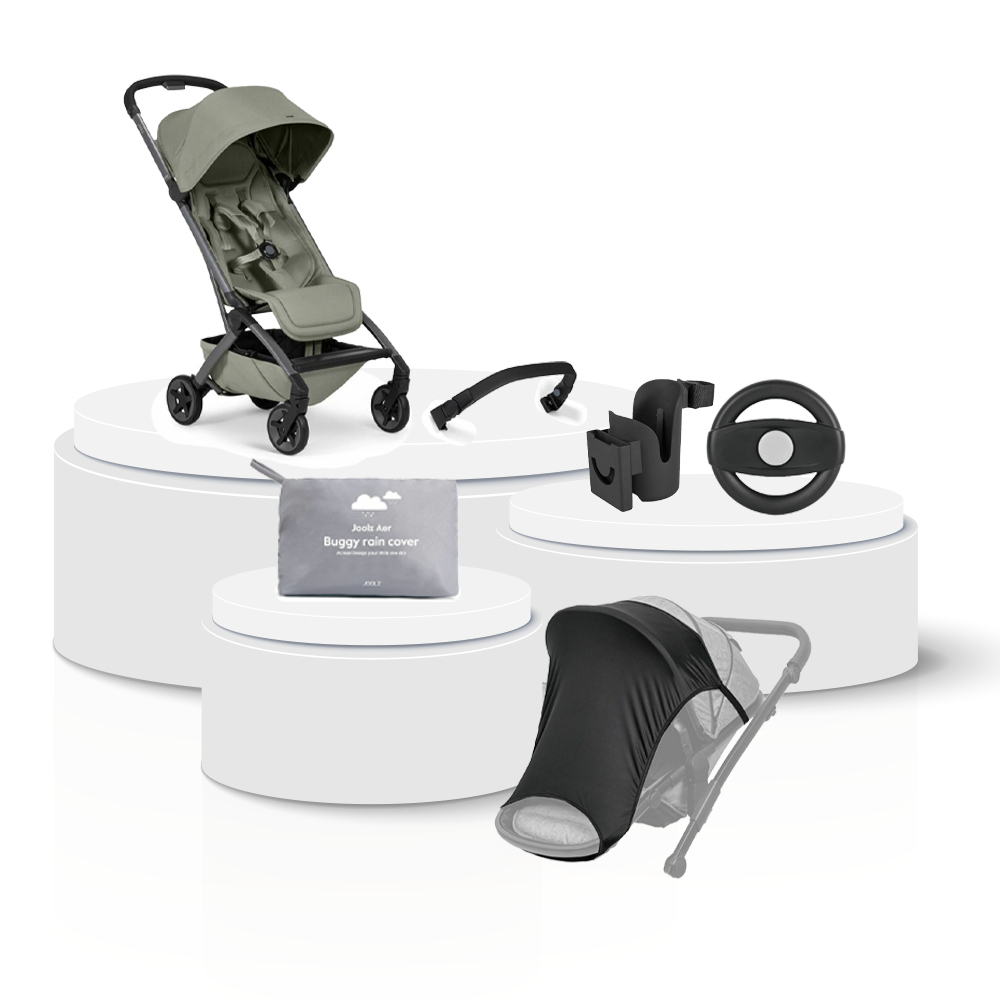 Buggy Joolz Aer2 Sage Green Total Package Deal incl. Accessoires