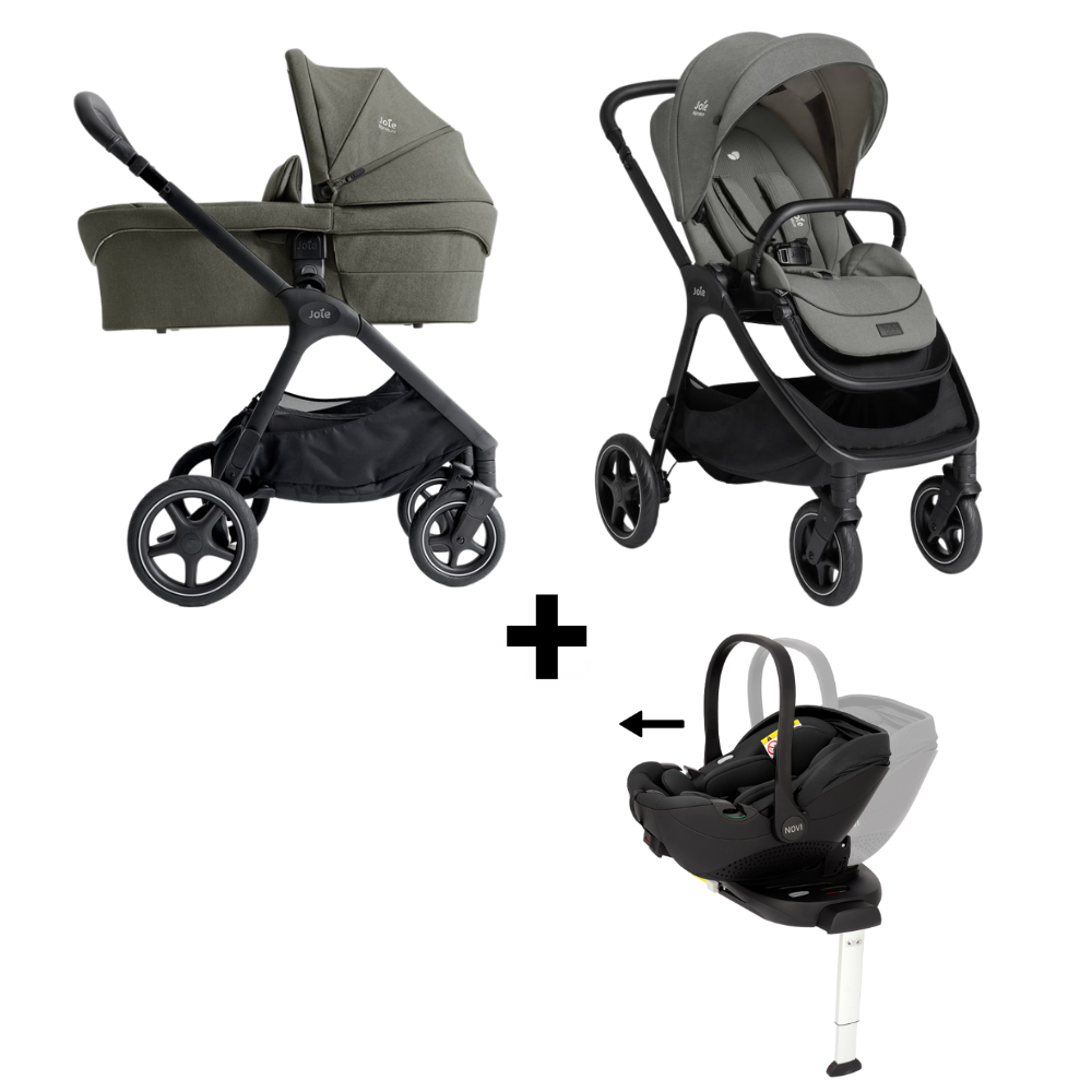 Kinderwagen Joie Signature Finiti Evergreen met Autostoel Joy Pro Glide 360° & Base