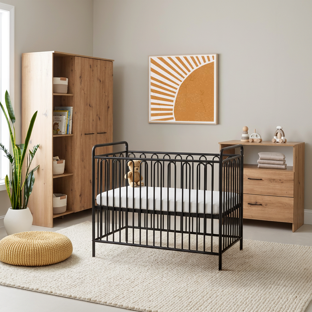 Babykamer Colorfull Home Jolie XL met Ledikant Royal Black