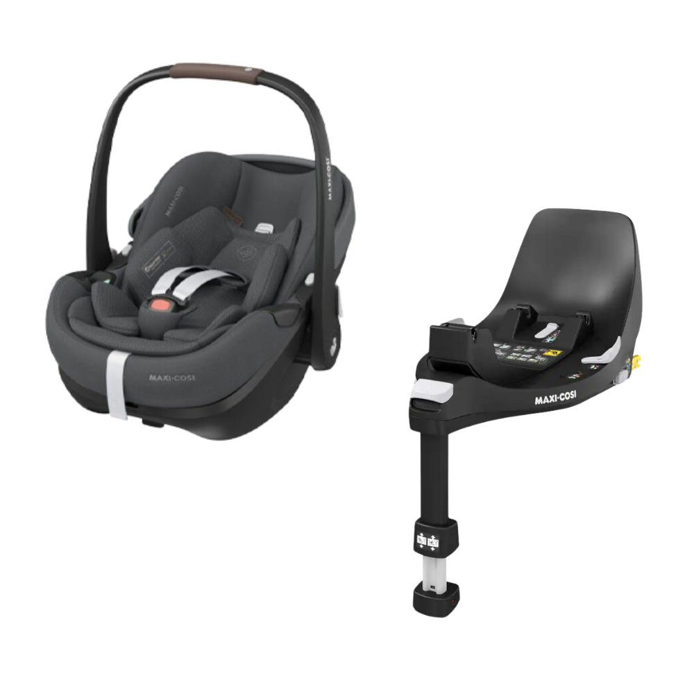 Autostoel Maxi-Cosi Pebble 360 Pro2 Twillic Graphite + Isofixbase Maxi-Cosi FamilyFix 360°