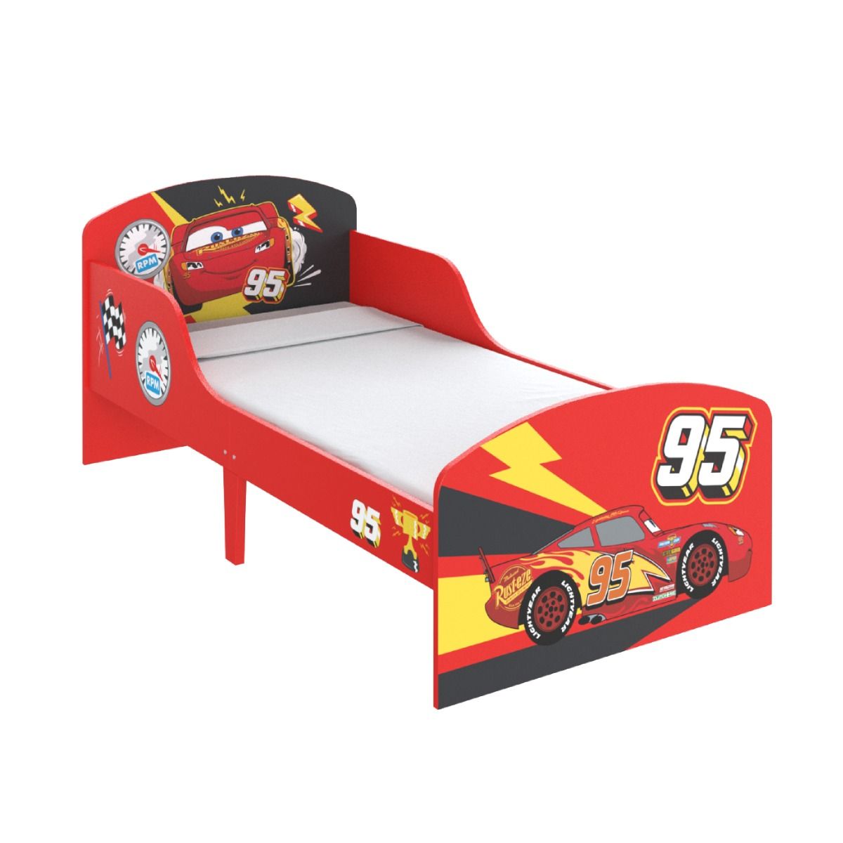 Peuterbed Disney 70x140 Cars Lightning McQueen