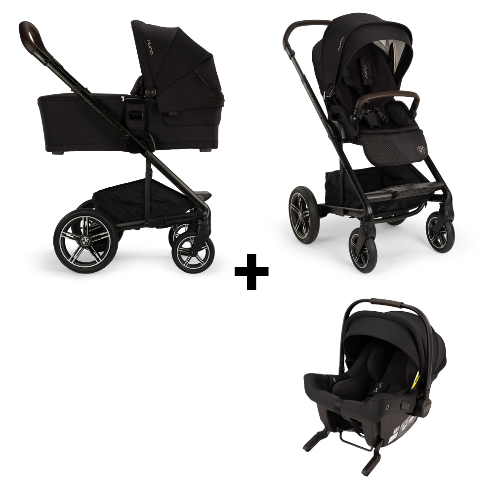 Kinderwagen Nuna MIXX Next x BMW Element + Autostoel Nuna Pipa Urbn Caviar