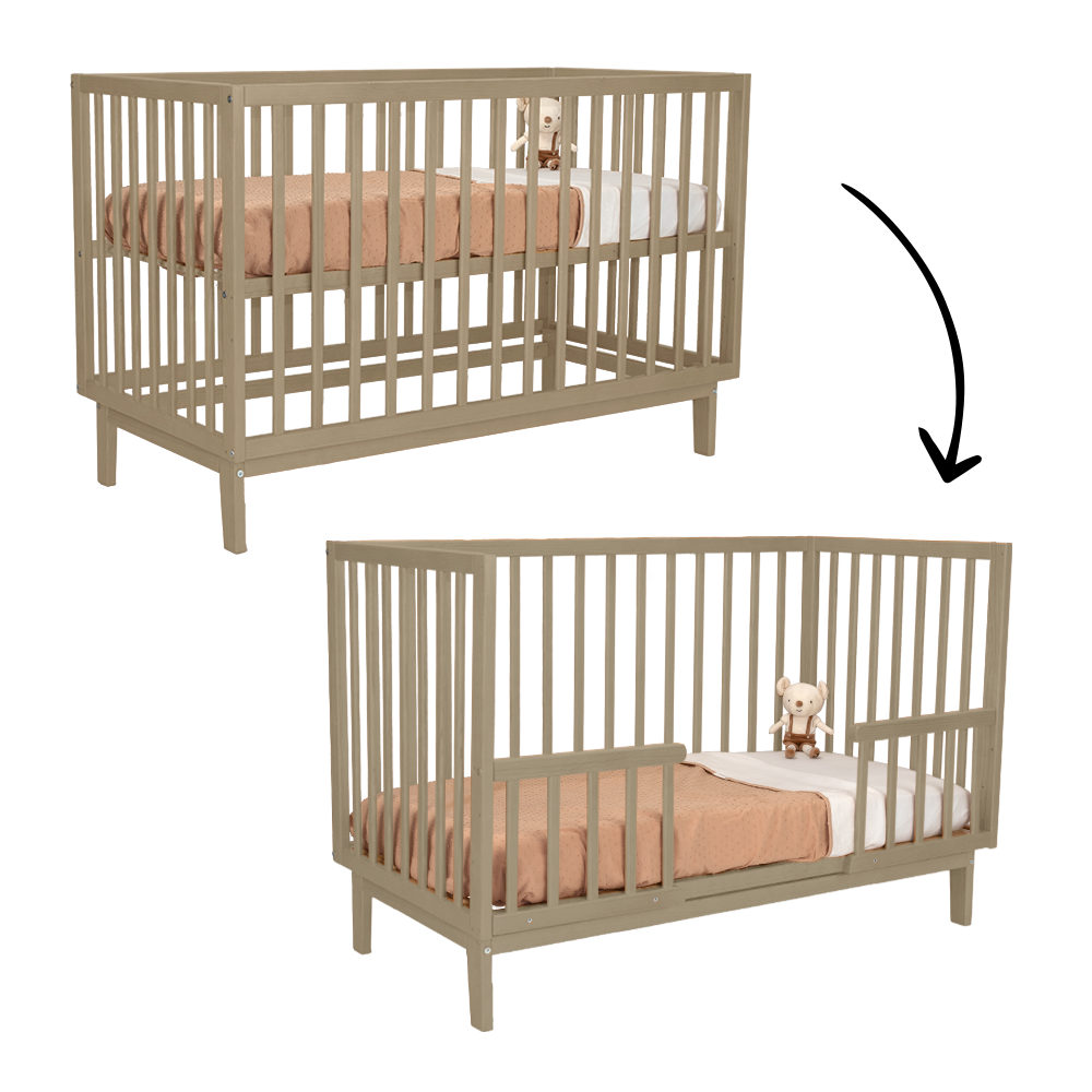 Meegroei Ledikant Novi Lauren Sand 60x120